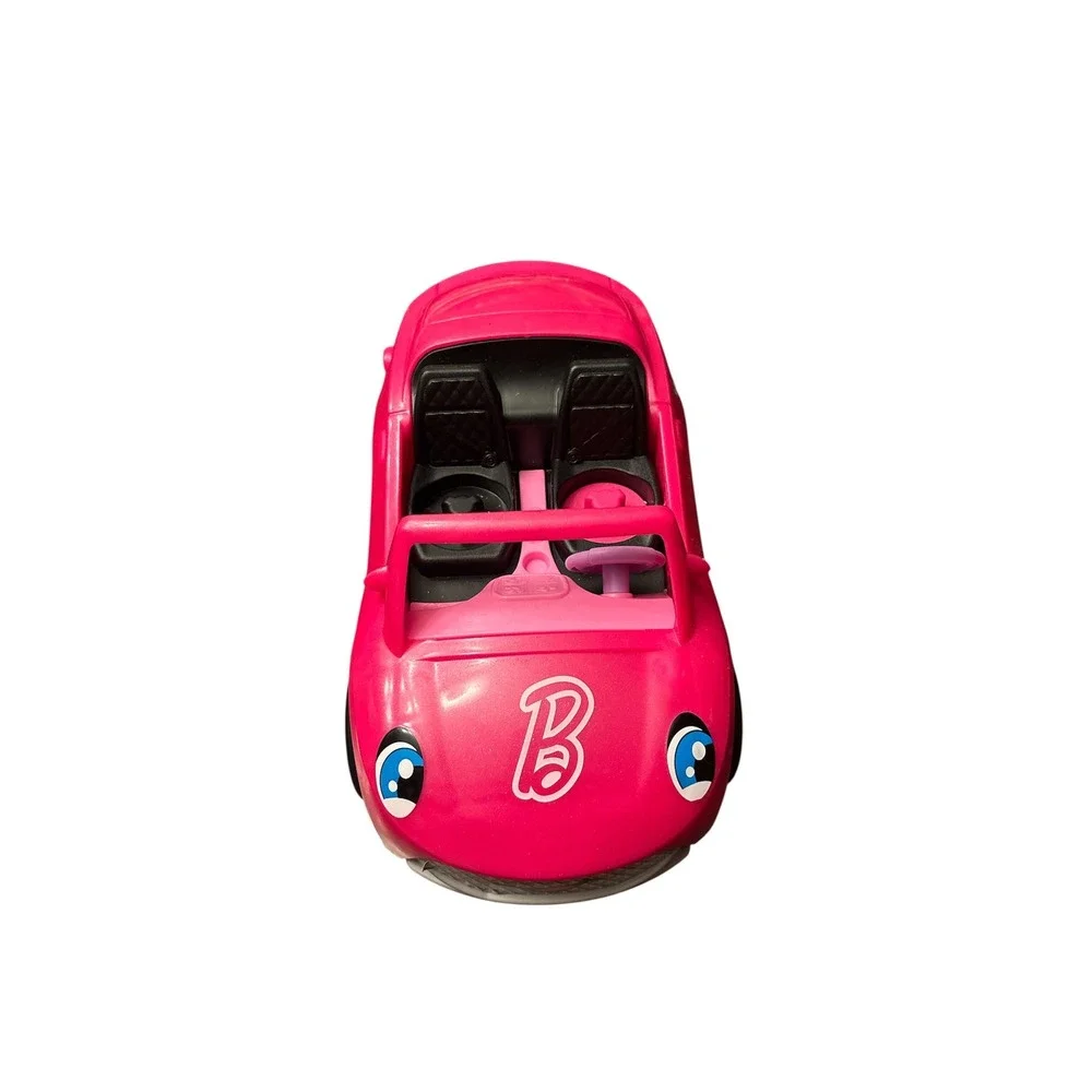 Fisher Price Little People Barbie Convertible Pink Toy Car 2022‎ Mattel